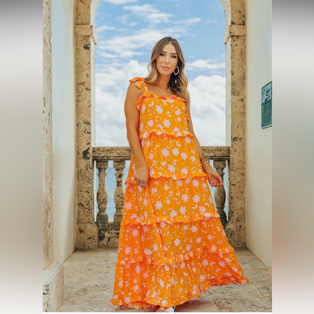 Buddylove Libby Tie Shoulder Maxi
